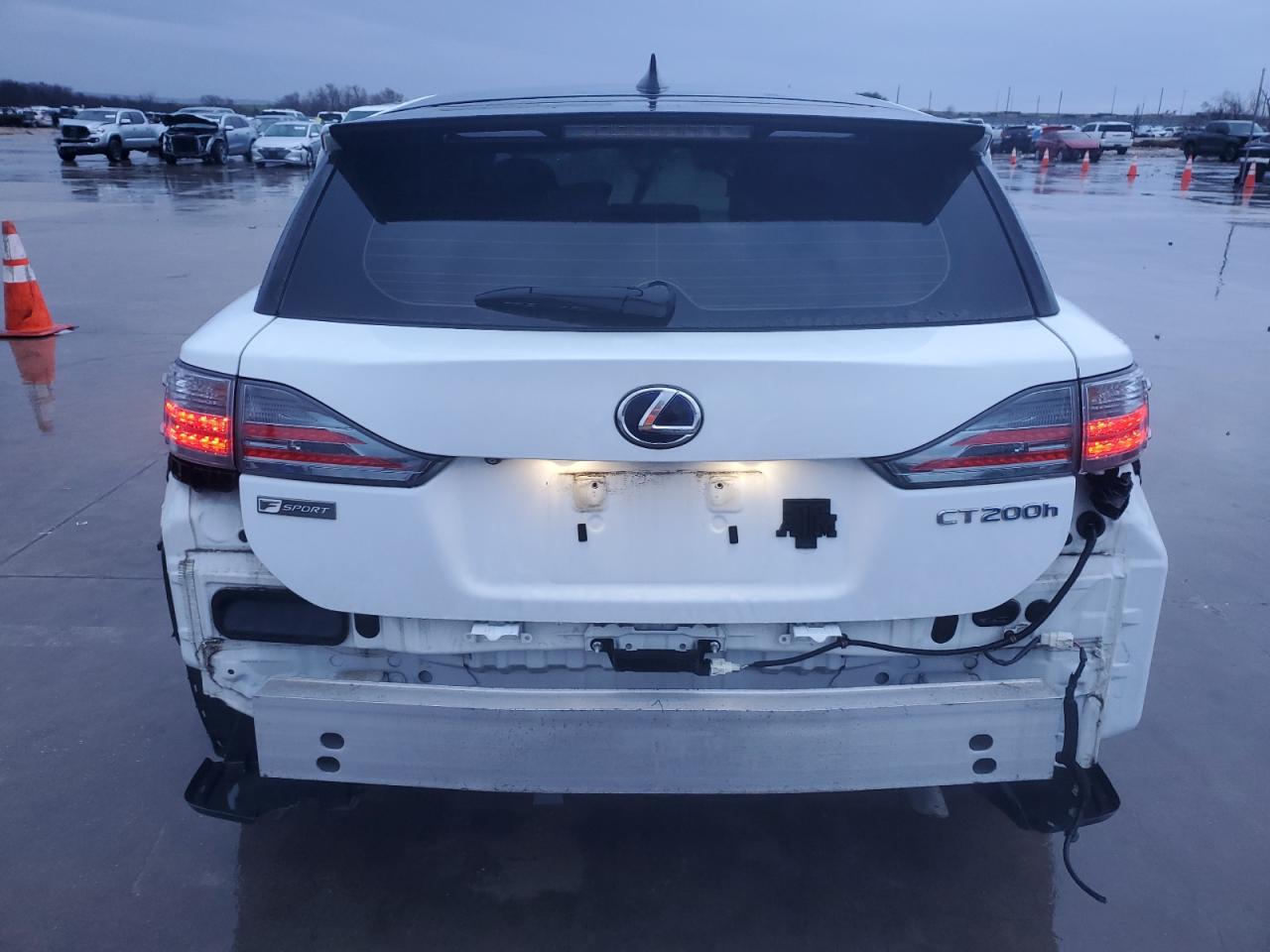 2015 Lexus CT VIN JTHKD5BHXF2228824 Copart auction photo, side damage thumbnail 6
