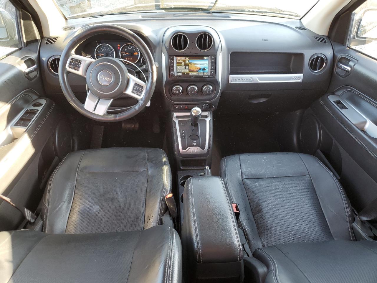 2014 Jeep Compass VIN 1C4NJCCBXED502662 Copart auction photo, front end / side damage thumbnail 8