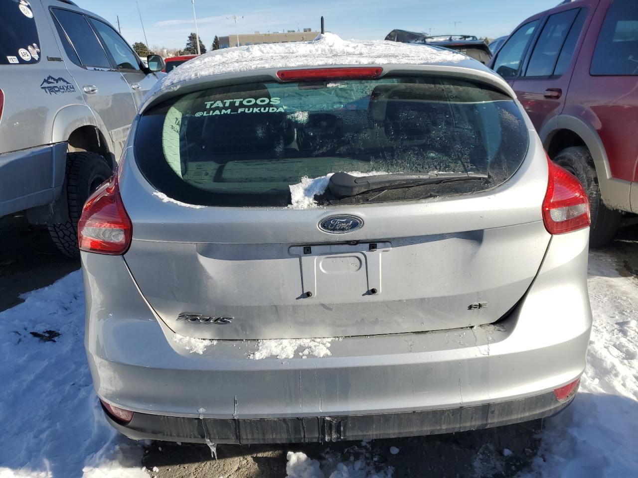 2015 Ford Focus VIN 1FADP3K25FL201659 Copart auction photo, front end / minor dent/scratches damage thumbnail 6