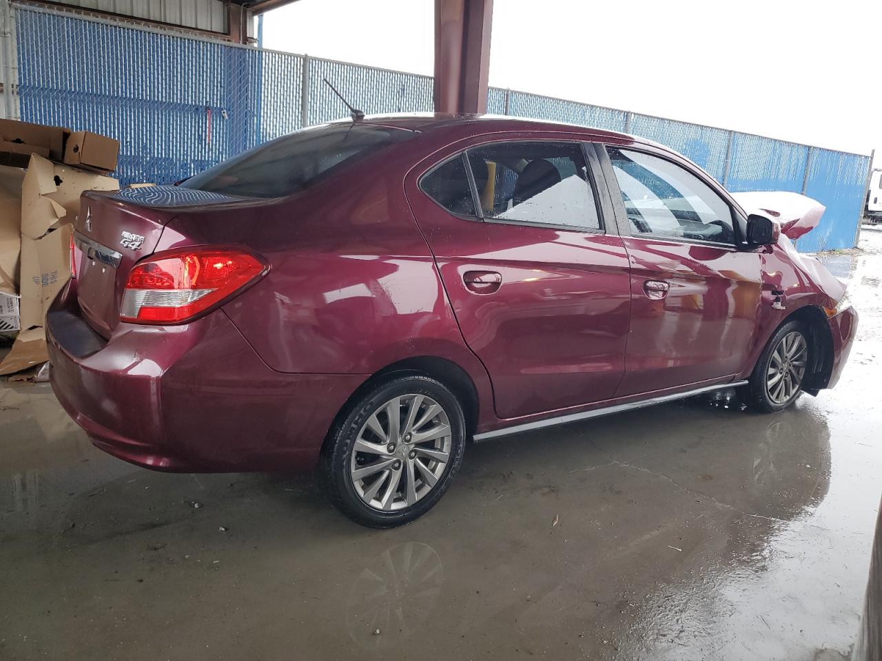 2019 Mitsubishi Mirage VIN ML32F3FJ4KHF12766 Copart auction photo, front end damage thumbnail 3