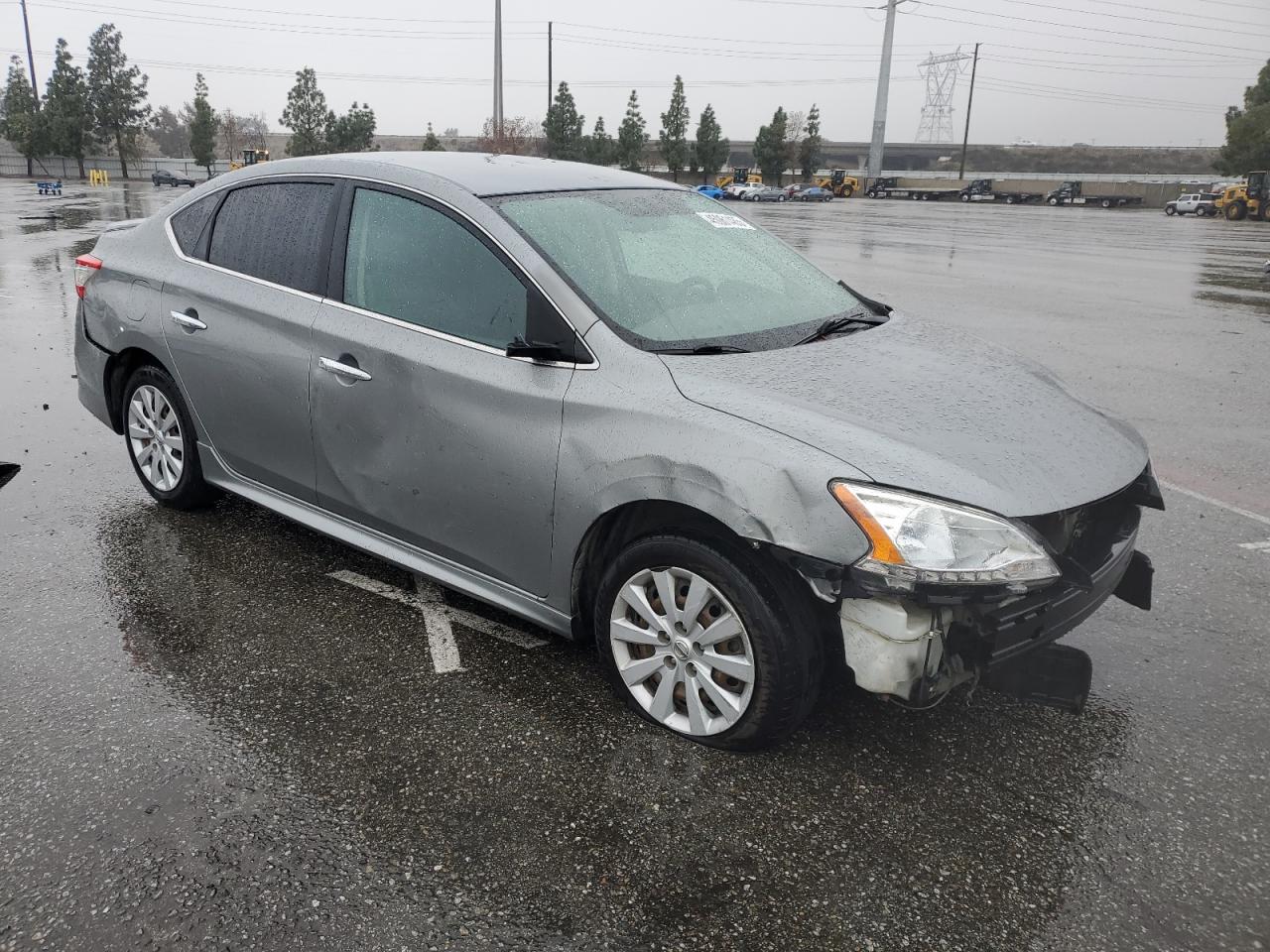 2014 Nissan Sentra VIN 3N1AB7AP1EY301427 Copart auction photo, undercarriage / all over damage thumbnail 4