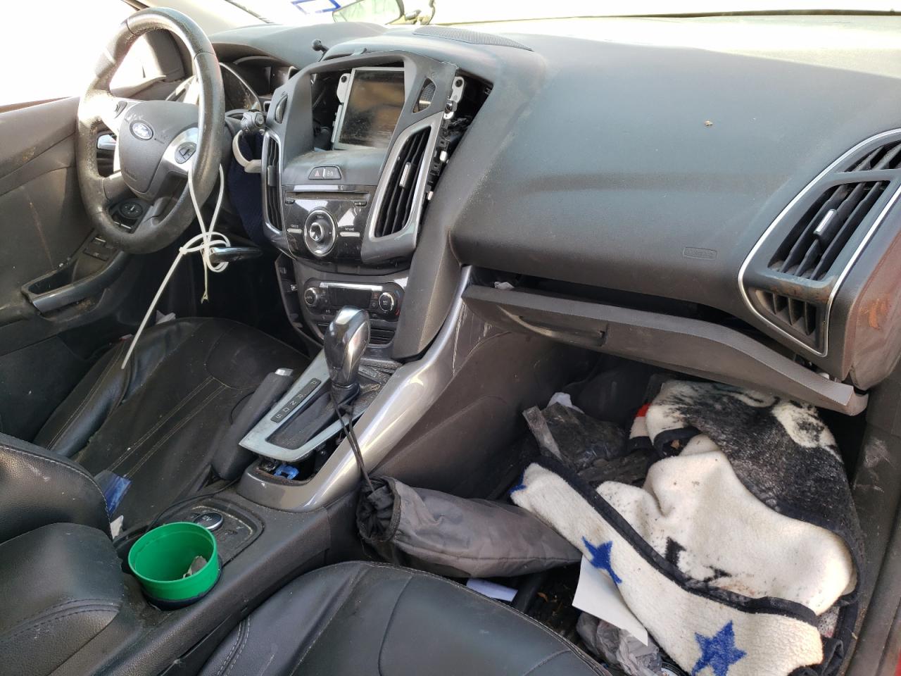 2014 Ford Focus VIN 1FADP3N25EL195887 Copart auction photo, side damage thumbnail 8