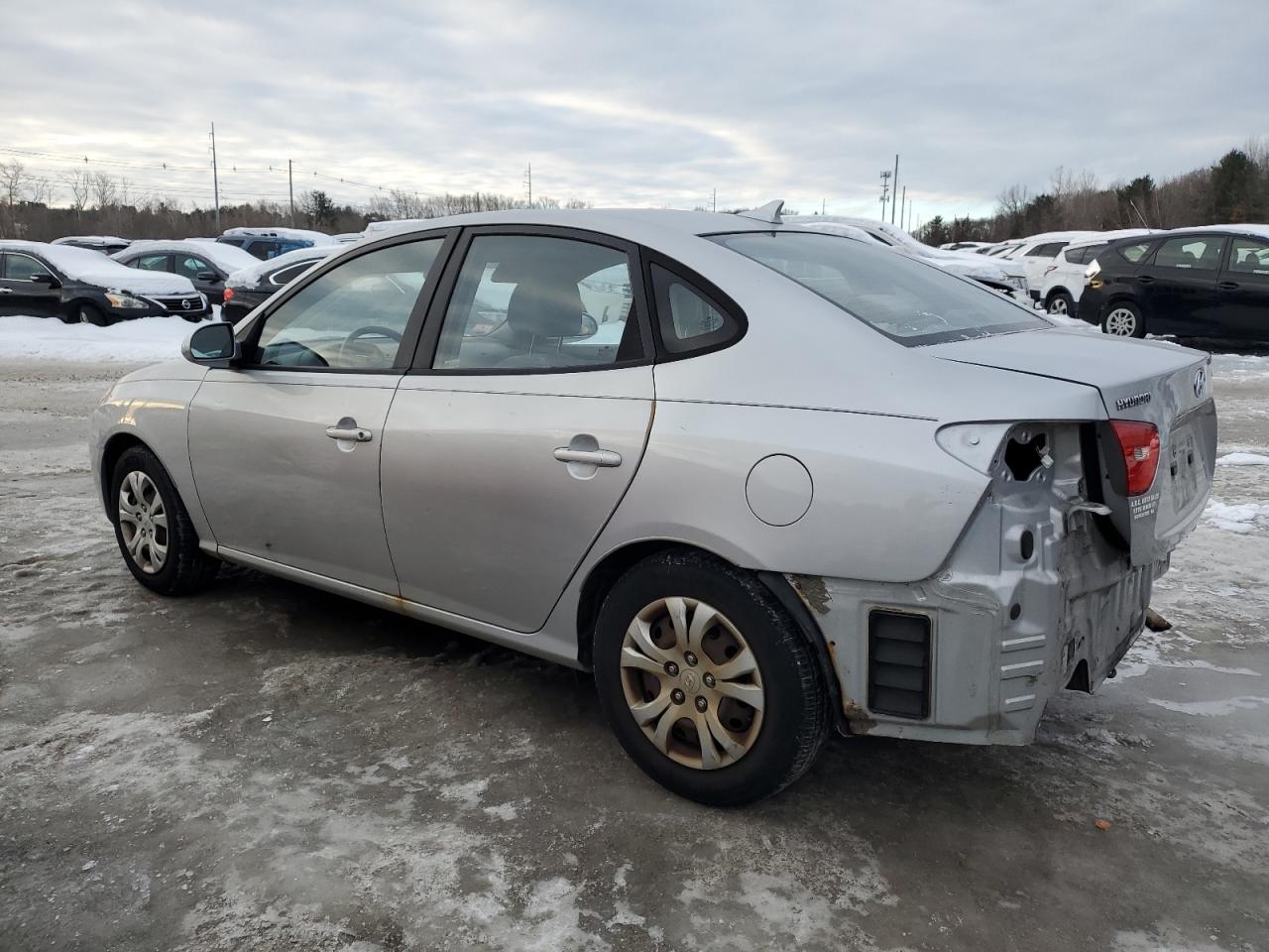 2010 Hyundai Elantra VIN KMHDU4AD2AU874354 Copart auction photo, rear end damage thumbnail 2
