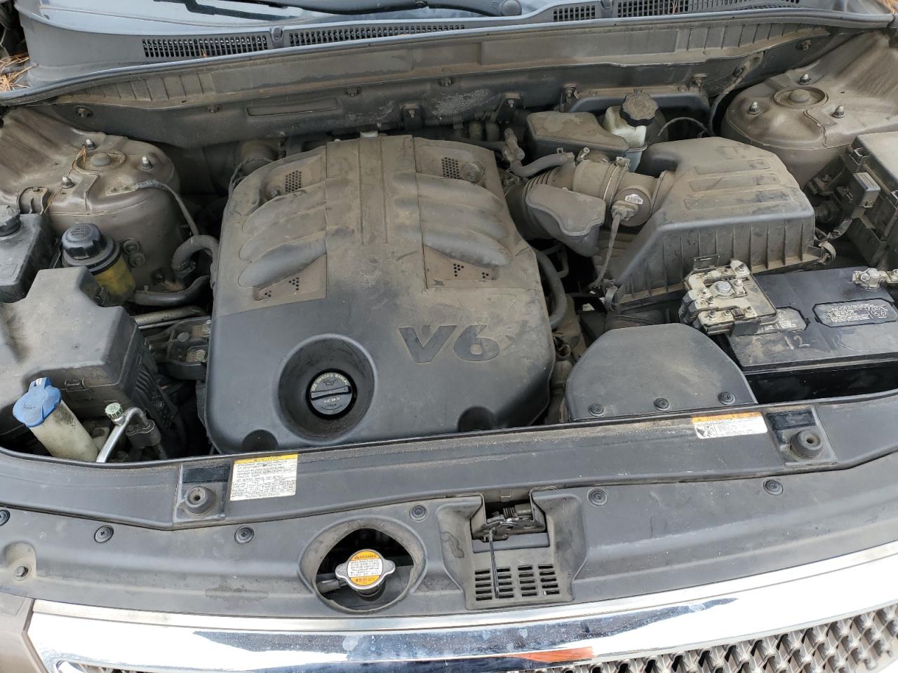 2010 Hyundai Veracruz VIN KM8NU4CCXAU136908 Copart auction photo, side damage thumbnail 11
