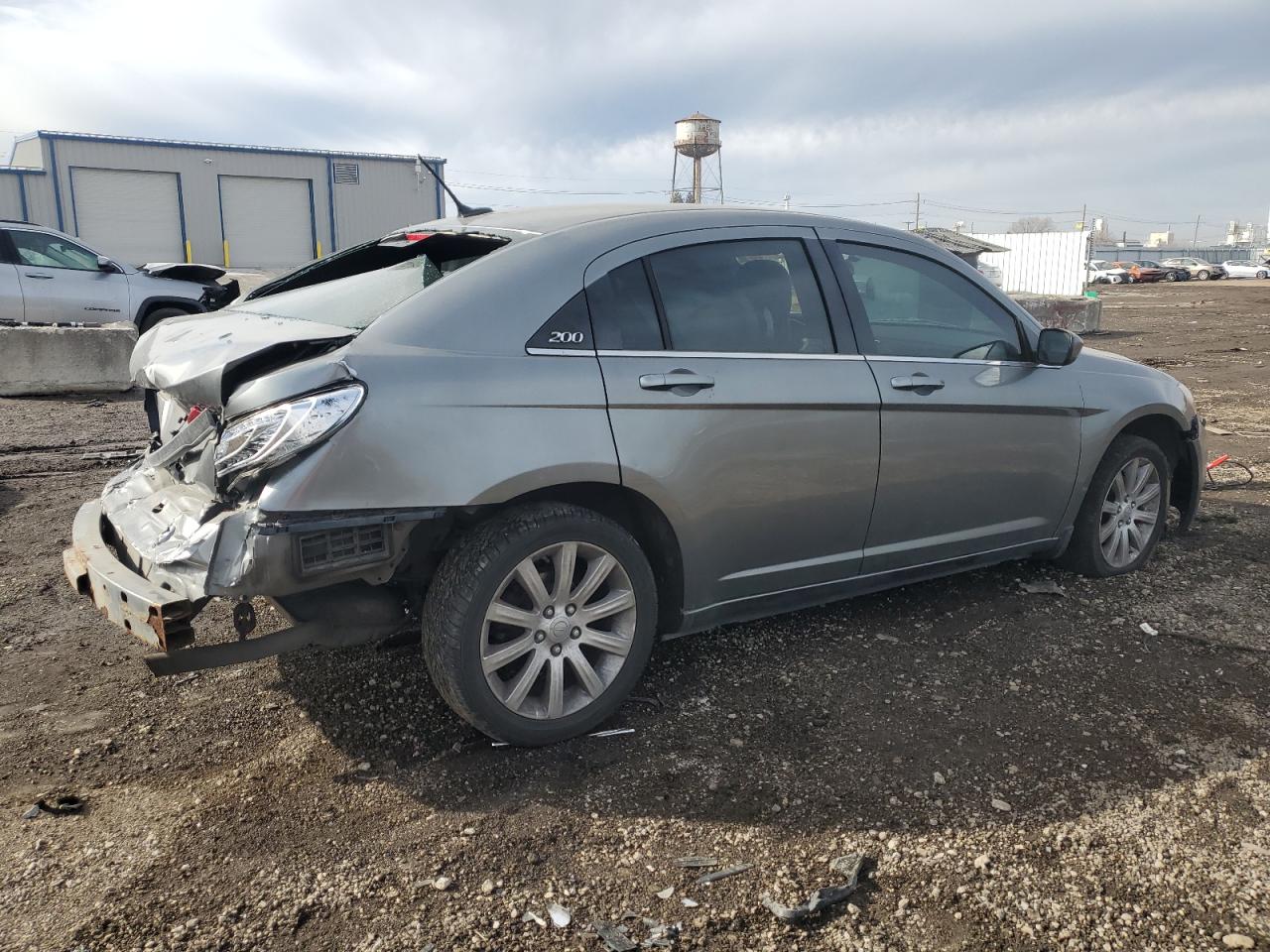 2013 Chrysler 200 VIN 1C3CCBAB6DN609106 Copart auction photo, rear end damage thumbnail 3