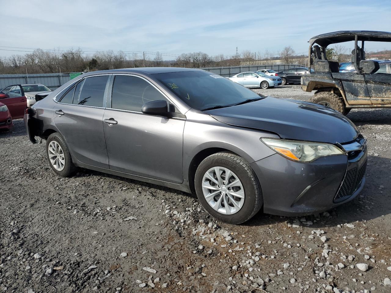 2016 Toyota Camry VIN 4T1BF1FK1GU555625 Copart auction photo, rear end / front end damage thumbnail 4