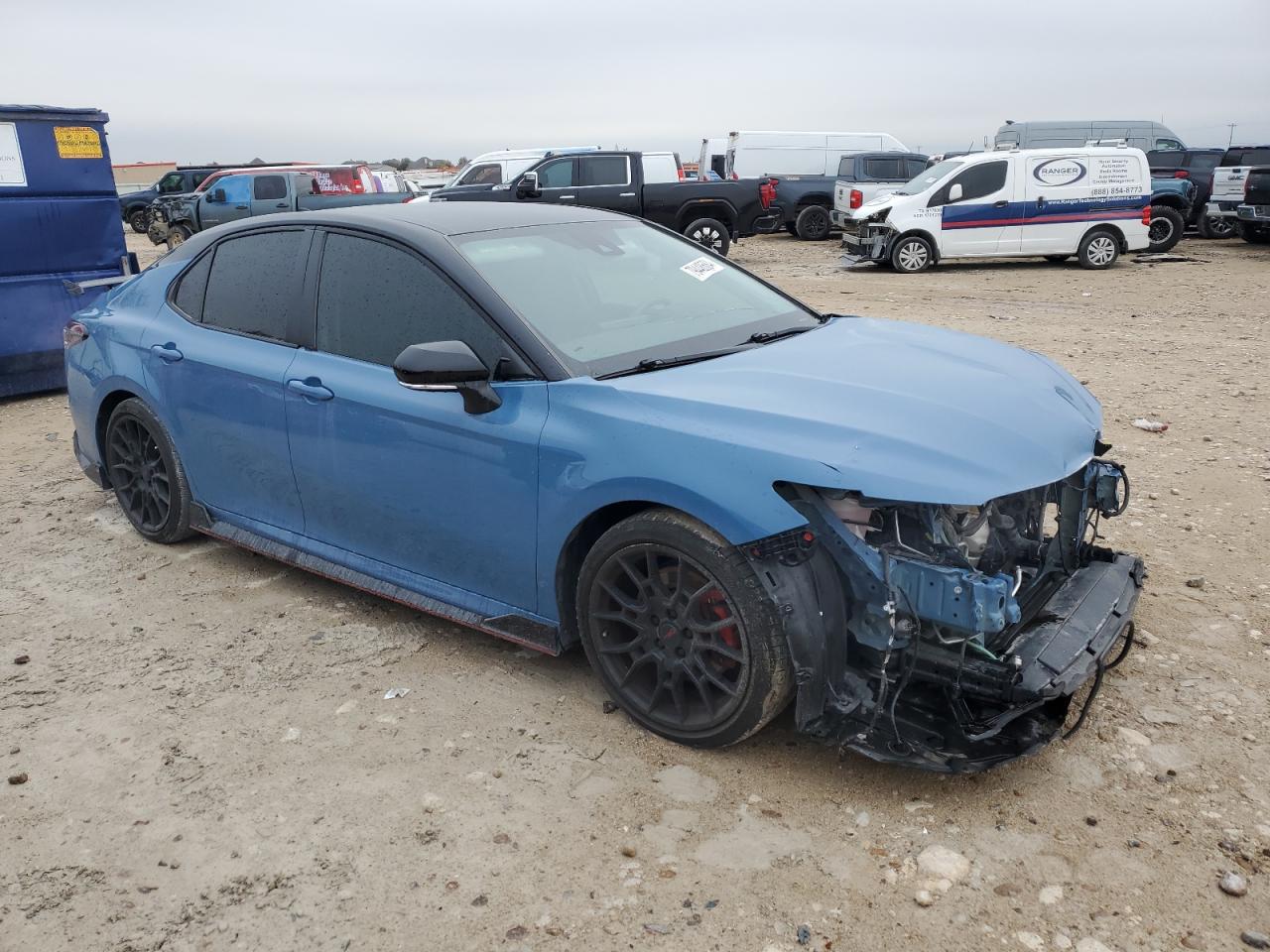 2022 Toyota Camry VIN 4T1KZ1AK5NU071405 Copart auction photo, all over damage thumbnail 4