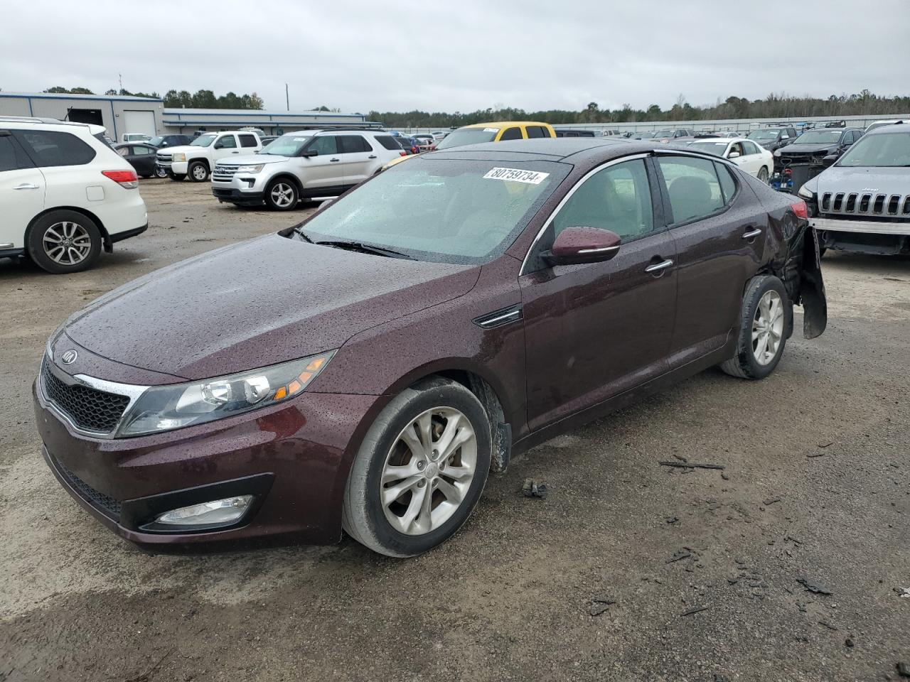 2013 KIA Optima VIN 5XXGN4A76DG150508