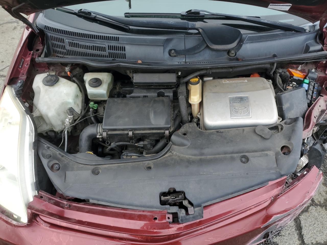 2005 Toyota Prius VIN JTDKB20U457027539 Copart auction photo, front end / all over damage thumbnail 13