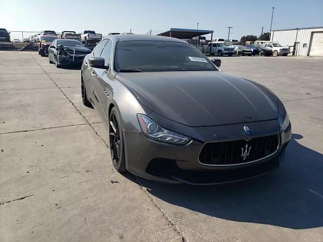2014 Maserati Ghibli VIN ZAM57RTA7E1085782 Copart auction photo, front end damage thumbnail 11