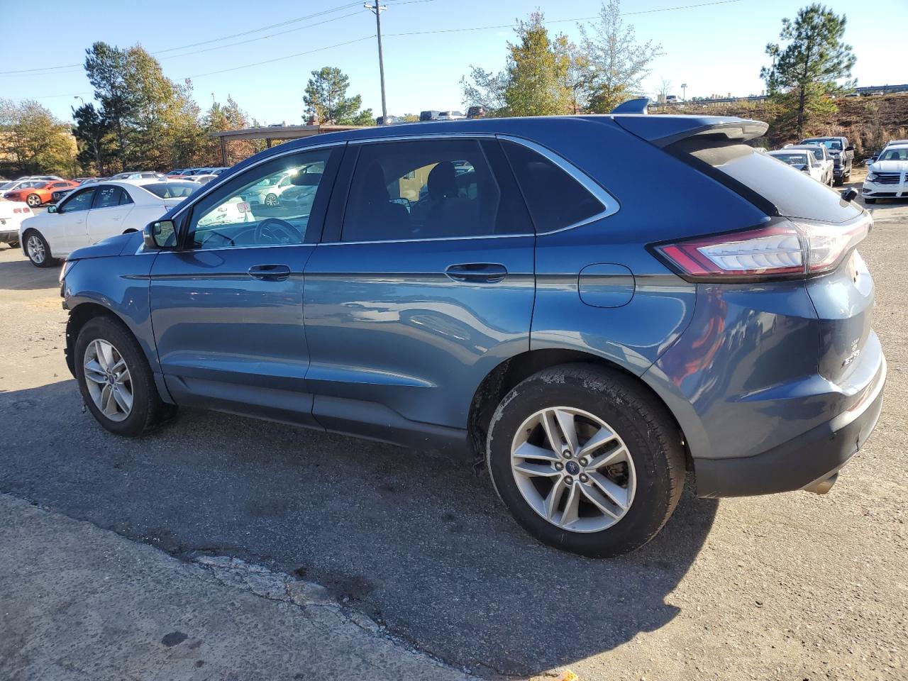 2018 Ford Edge VIN 2FMPK3J9XJBB56095 Copart auction photo, front end damage thumbnail 2