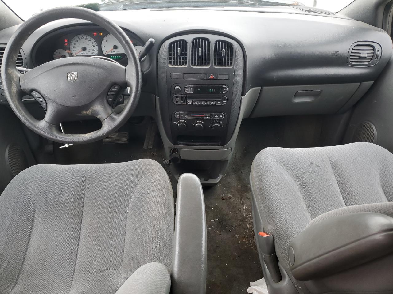 2005 Dodge Caravan VIN 1D4GP24R15B115638 Copart auction photo, rear end / all over damage thumbnail 8