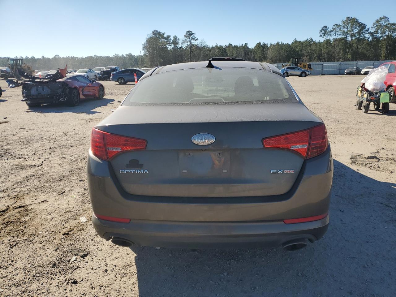 2013 KIA Optima VIN 5XXGN4A76DG237325 Copart auction photo, front end damage thumbnail 6