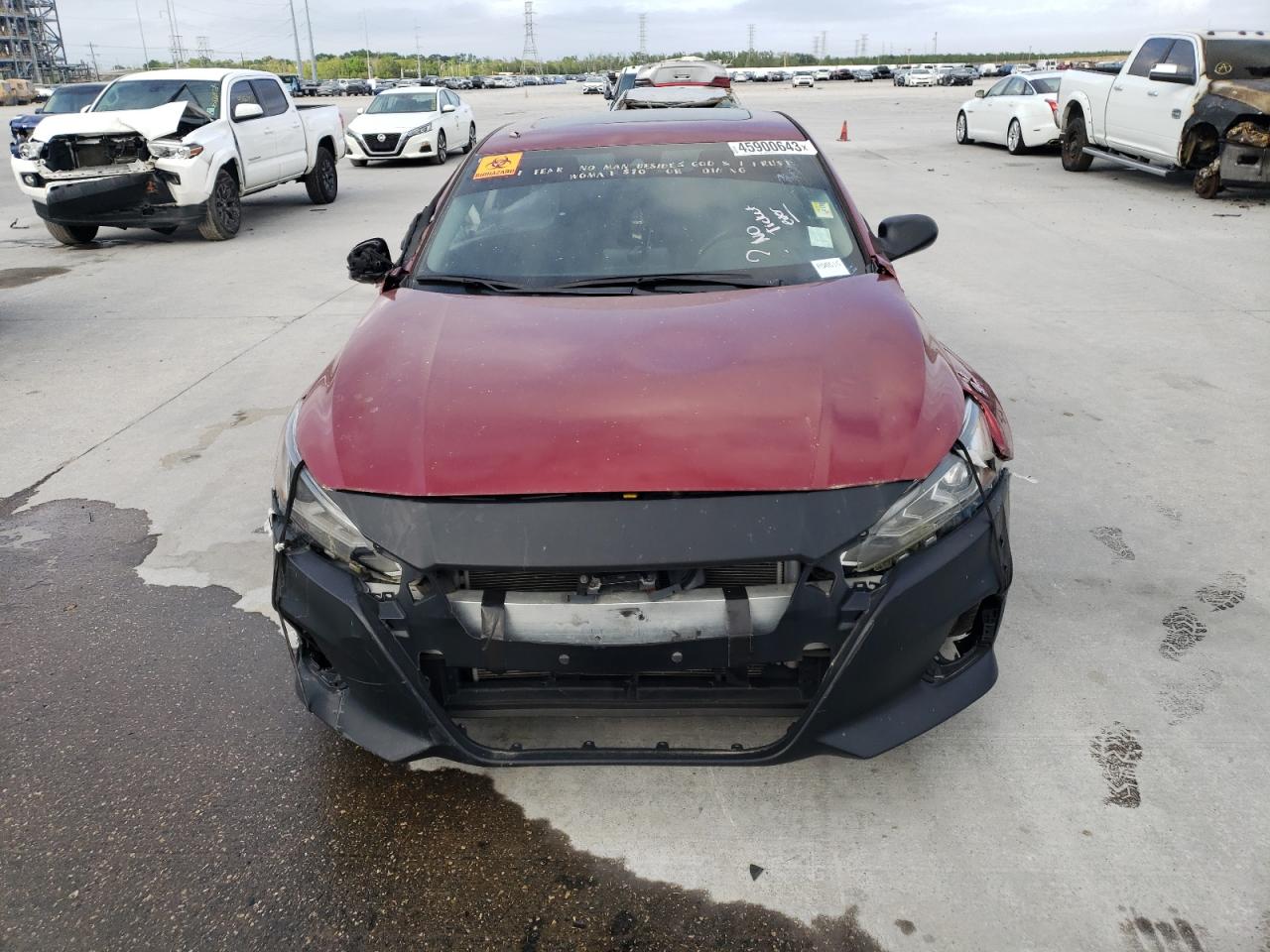 2020 Nissan Altima VIN 1N4BL4CVXLC112036 Copart auction photo, side / front end damage thumbnail 5