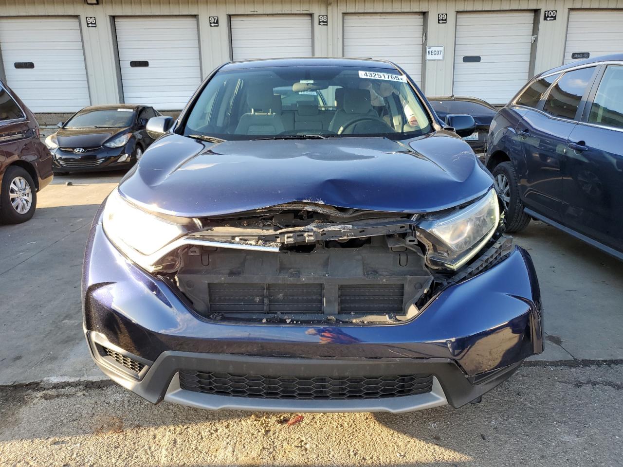 2018 Honda CR-V VIN 2HKRW6H30JH214885 Copart auction photo, front end / rear end damage thumbnail 5
