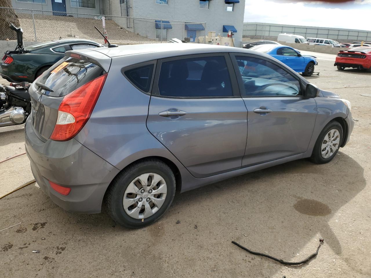 2017 Hyundai Accent VIN KMHCT5AE4HU301768 Copart auction photo, undercarriage damage thumbnail 3