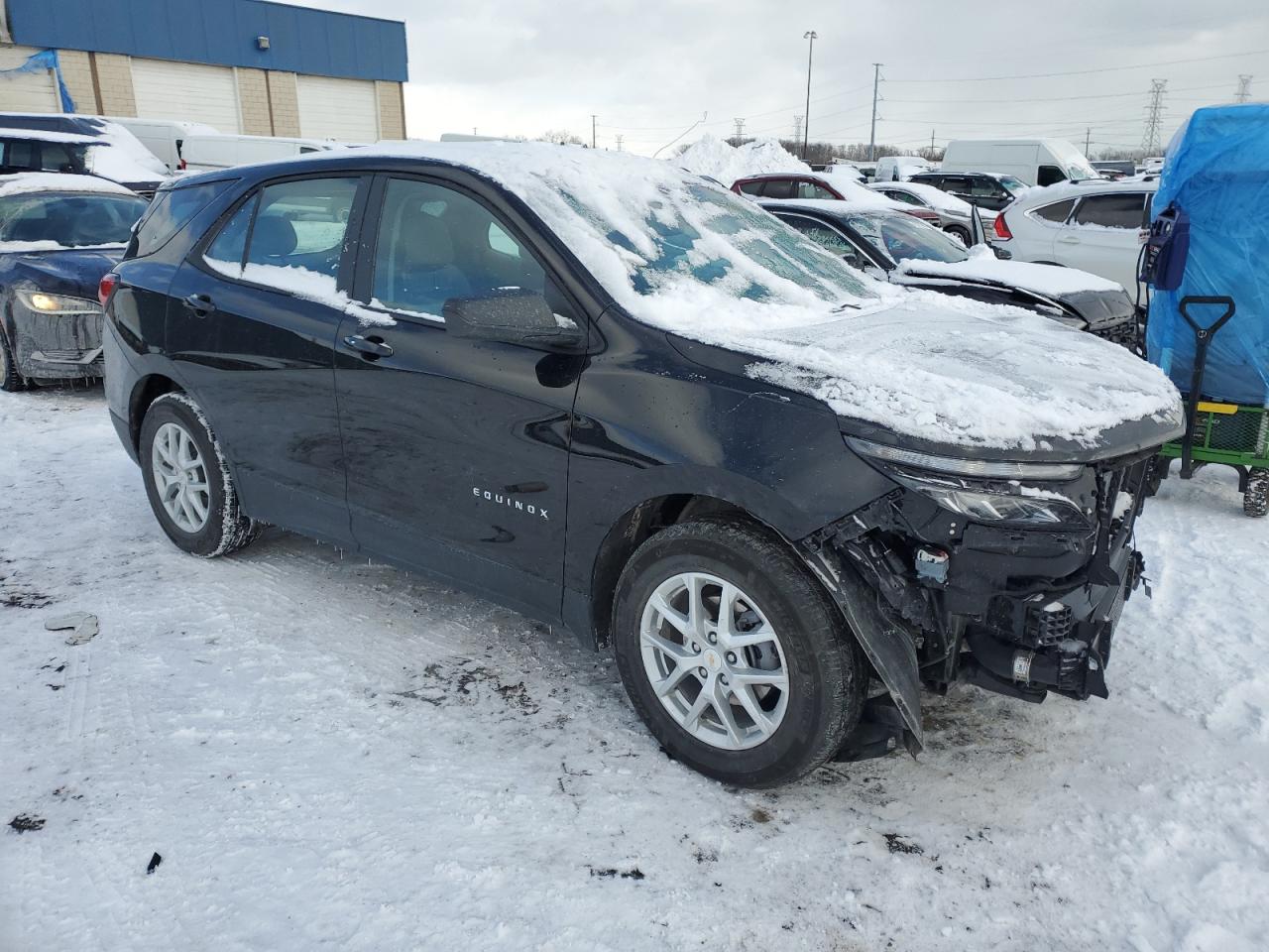 2023 Chevrolet Equinox VIN 3GNAXHEG7PL150986 Copart auction photo, front end damage thumbnail 4