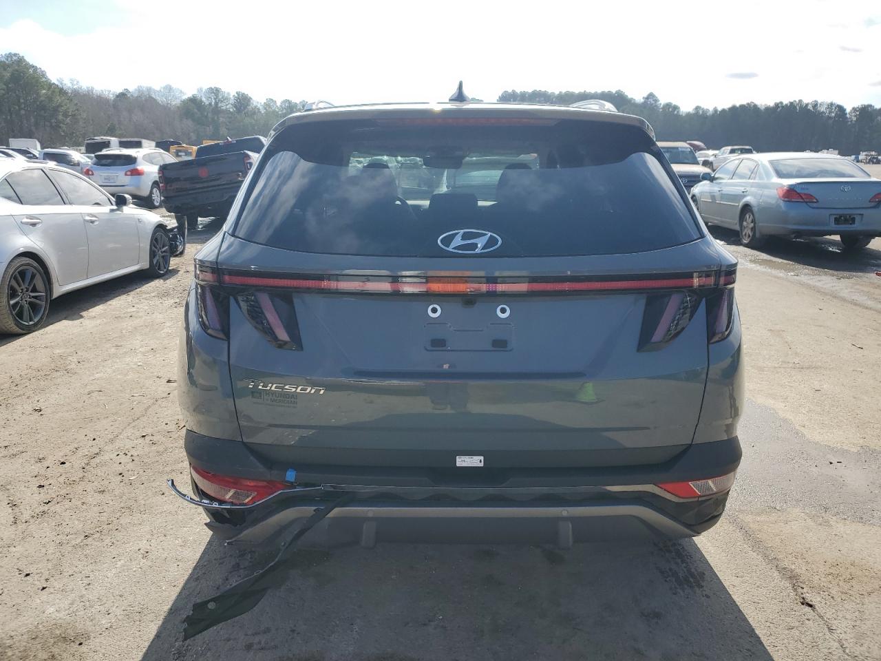 2024 Hyundai Tucson VIN 5NMJE3DE6RH372954 Copart auction photo, side / all over damage thumbnail 6