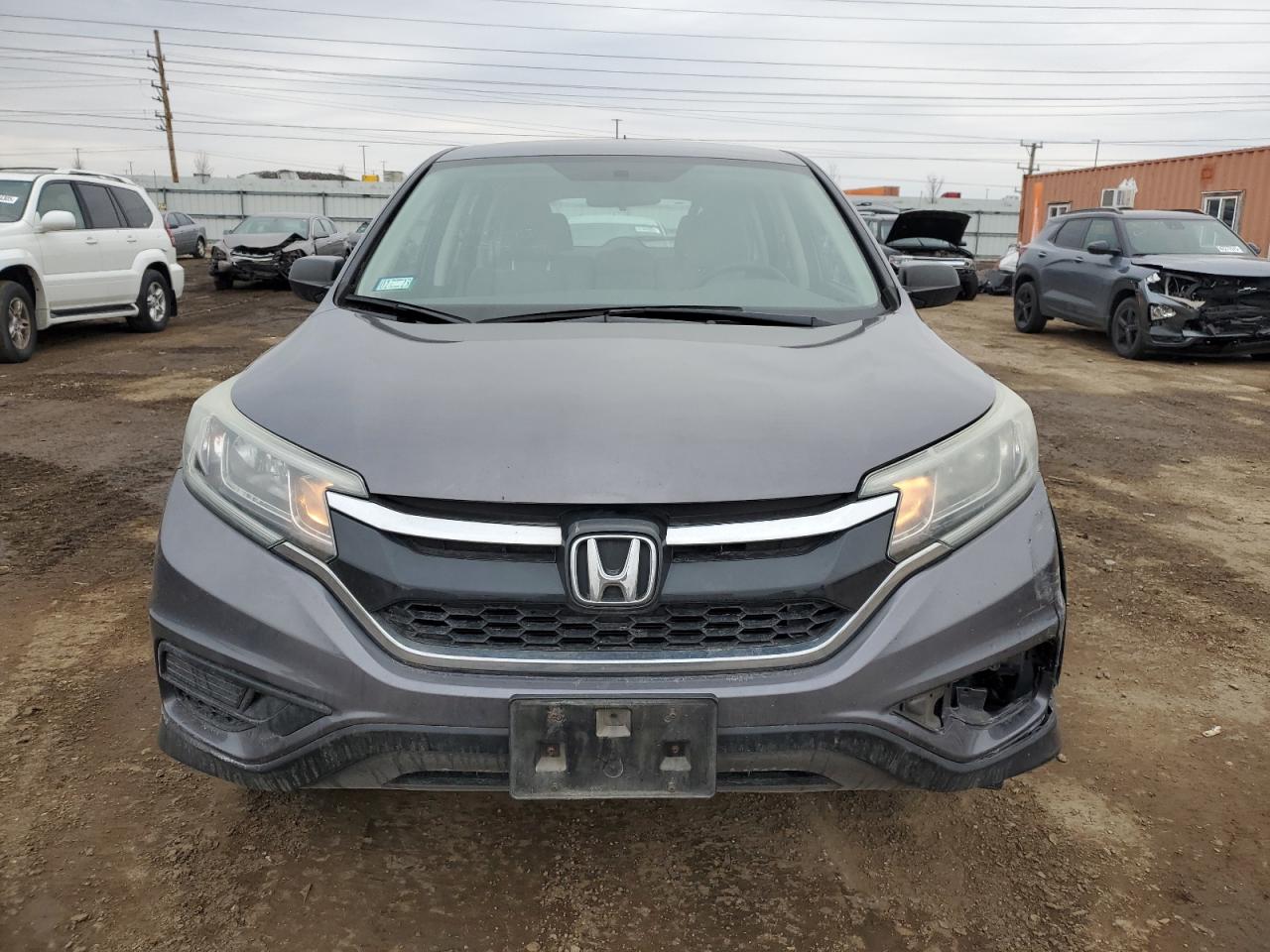 2015 Honda CR-V VIN 5J6RM4H38FL116940 Copart auction photo, front end / undercarriage damage thumbnail 5