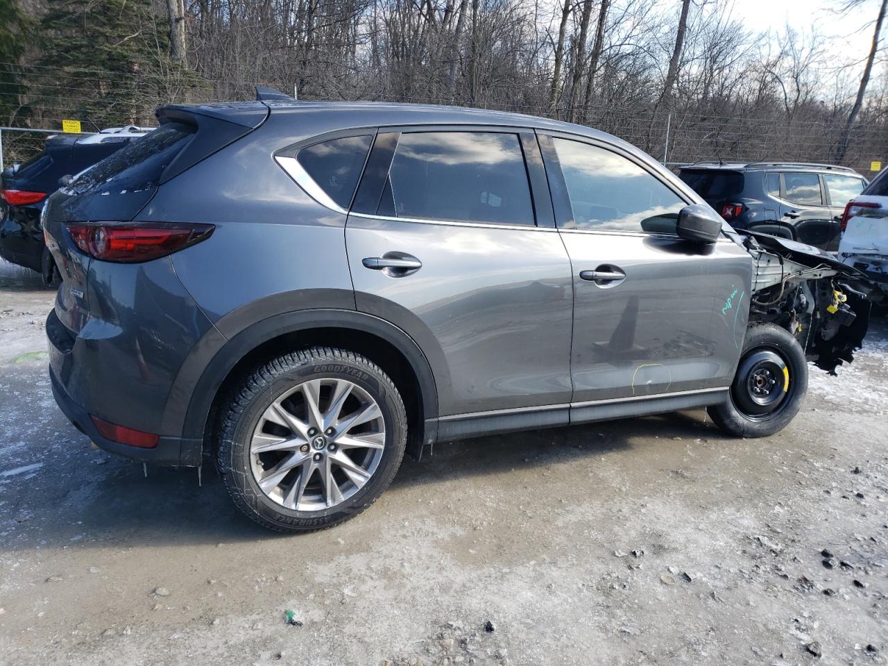 2019 Mazda CX-5 VIN JM3KFBDM9K1508360 Copart auction photo, front end / side damage thumbnail 3