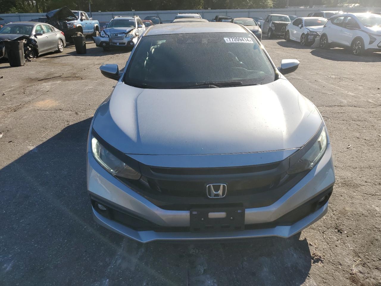 2020 Honda Civic VIN 2HGFC2F82LH535617 Copart auction photo, rear end / top/roof damage thumbnail 5