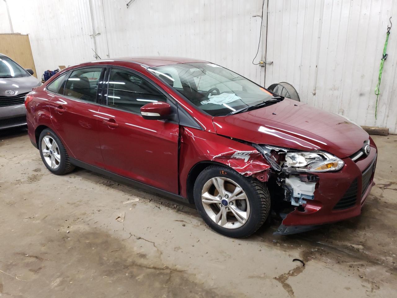 2014 Ford Focus VIN 1FADP3F25EL373926 Copart auction photo, front end damage thumbnail 4