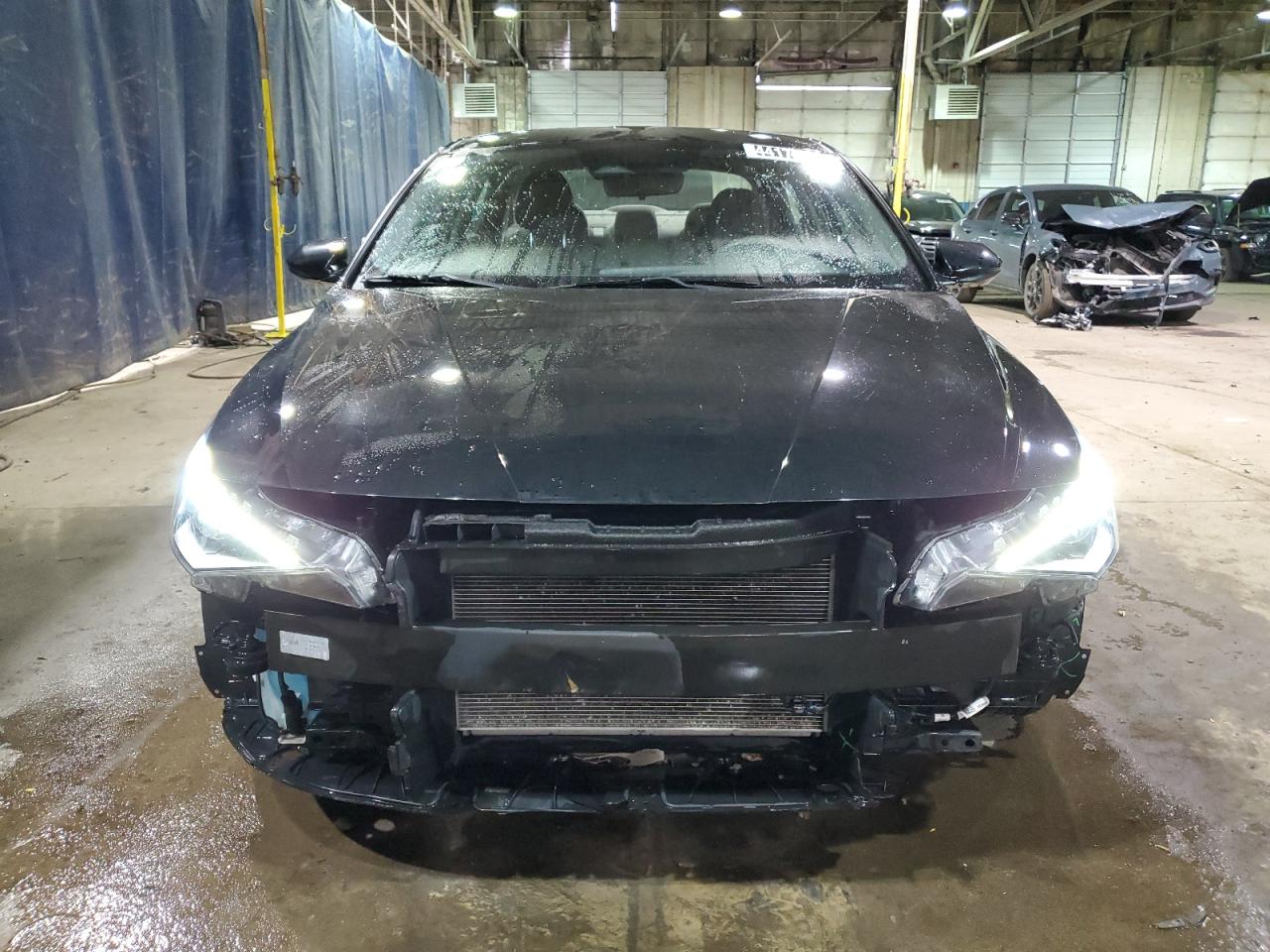 2021 Hyundai Elantra VIN 5NPLM4AG1MH034896 Copart auction photo, front end / minor dent/scratches damage thumbnail 5