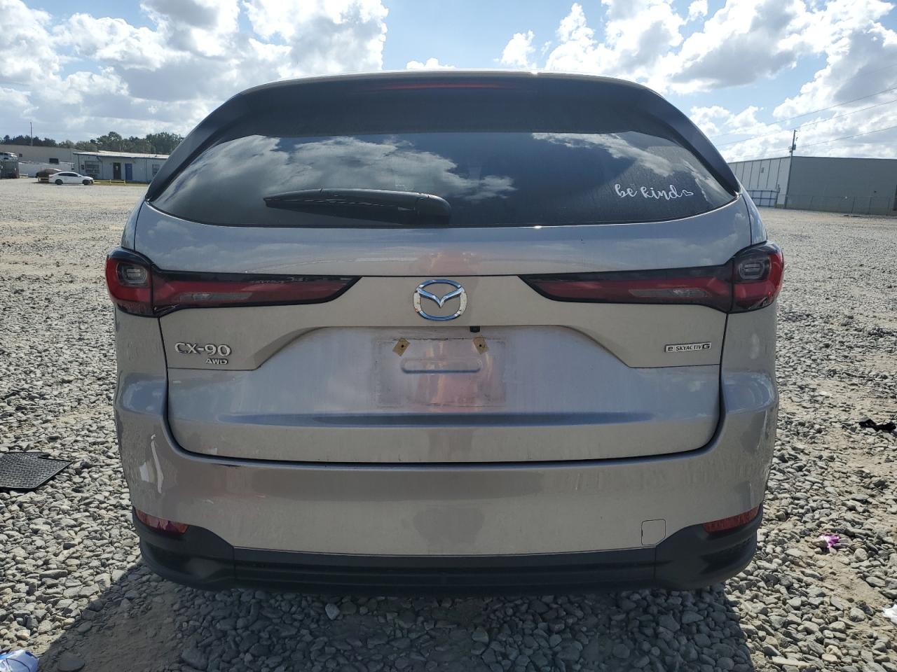 2024 Mazda CX-90 VIN JM3KKBHD9R1129617 Copart auction photo, front end / frame damage damage thumbnail 6