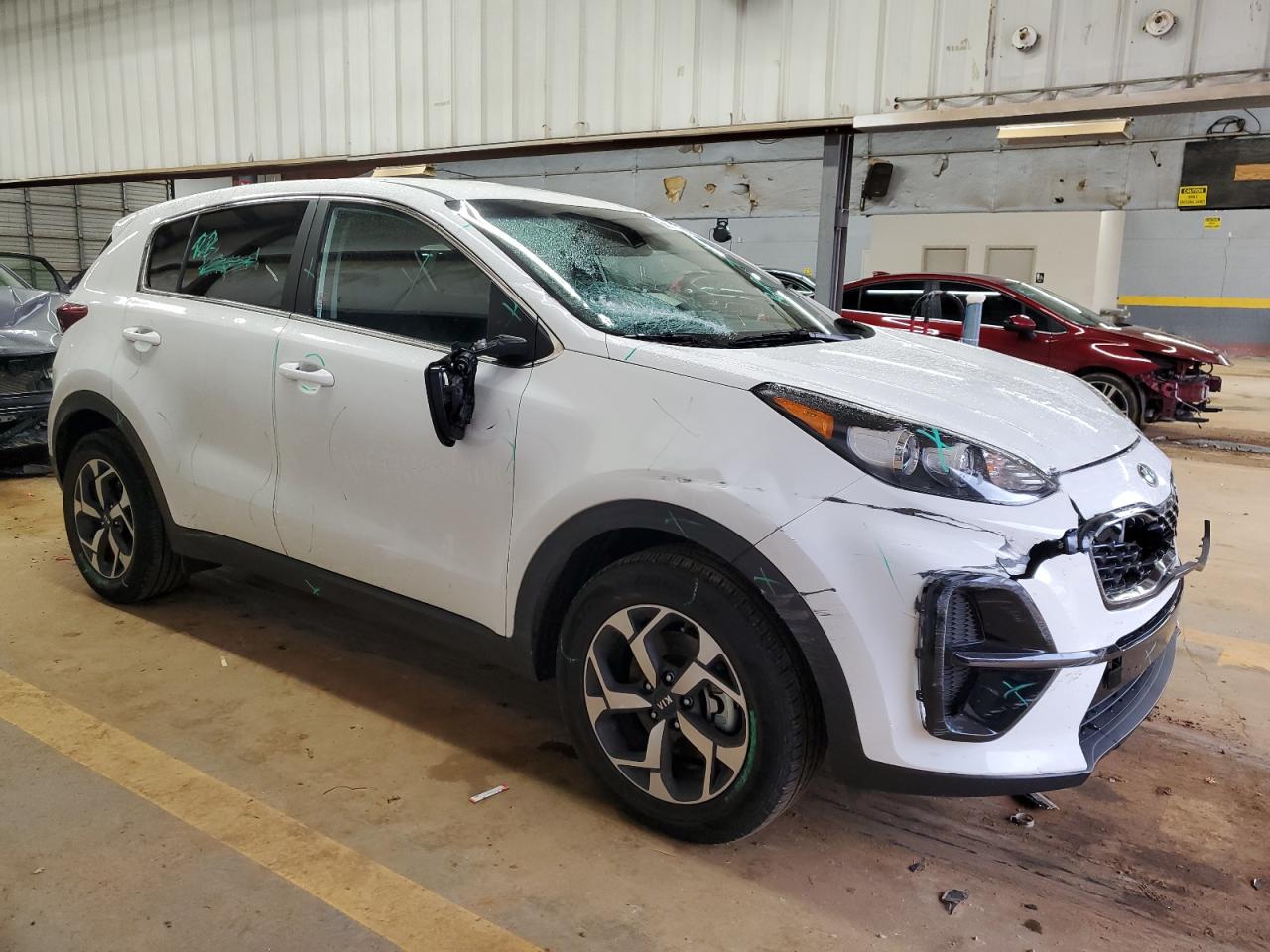 2020 KIA Sportage VIN KNDPM3AC9L7808615 Copart auction photo, all over / rejected repair damage thumbnail 4