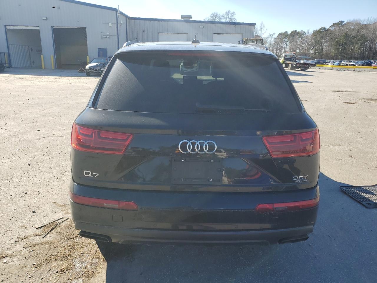 2018 Audi Q7 VIN WA1VAAF75JD037983 Copart auction photo, front end / frame damage damage thumbnail 6