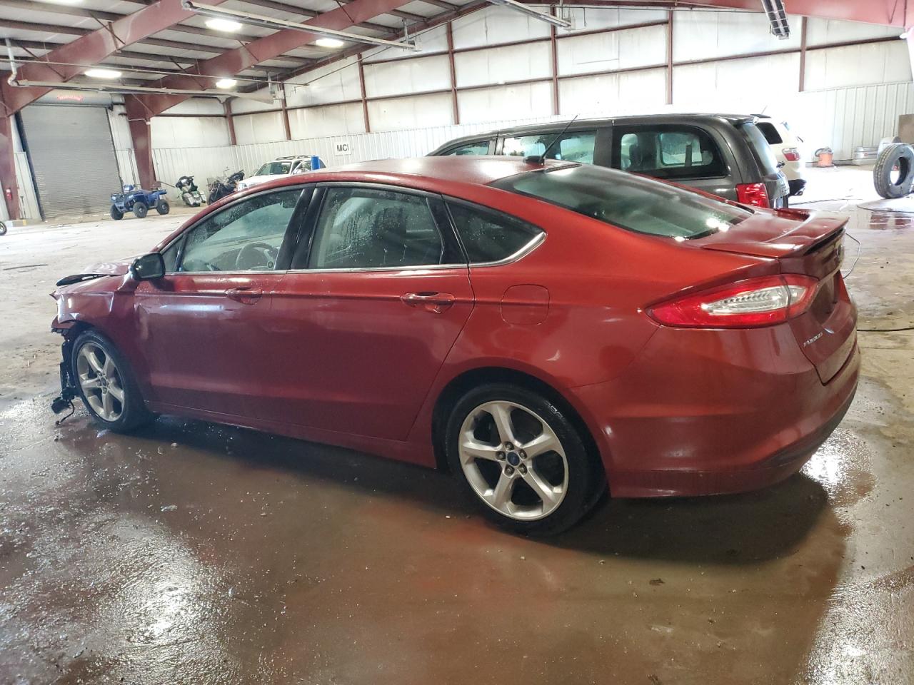 2014 Ford Fusion VIN 3FA6P0H78ER280495 Copart auction photo, front end / side damage thumbnail 2