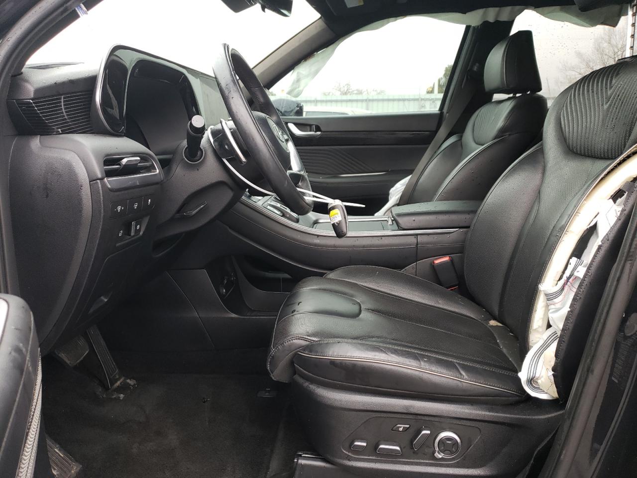 2023 Hyundai Palisade VIN KM8R7DGE5PU513948 Copart auction photo, rollover / top/roof damage thumbnail 7