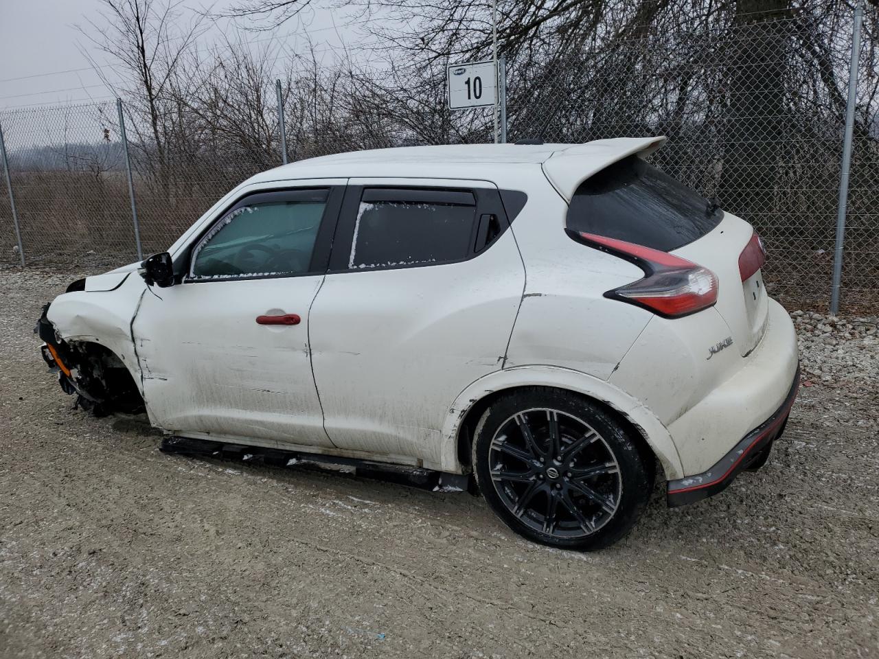 2015 Nissan Juke VIN JN8AF5MV3FT561617 Copart auction photo, front end / side damage thumbnail 2
