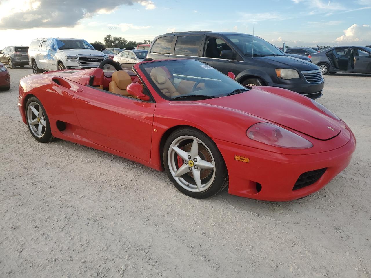 2001 Ferrari 360 VIN ZFFYT53A810122619 Copart auction photo, water/flood damage thumbnail 4