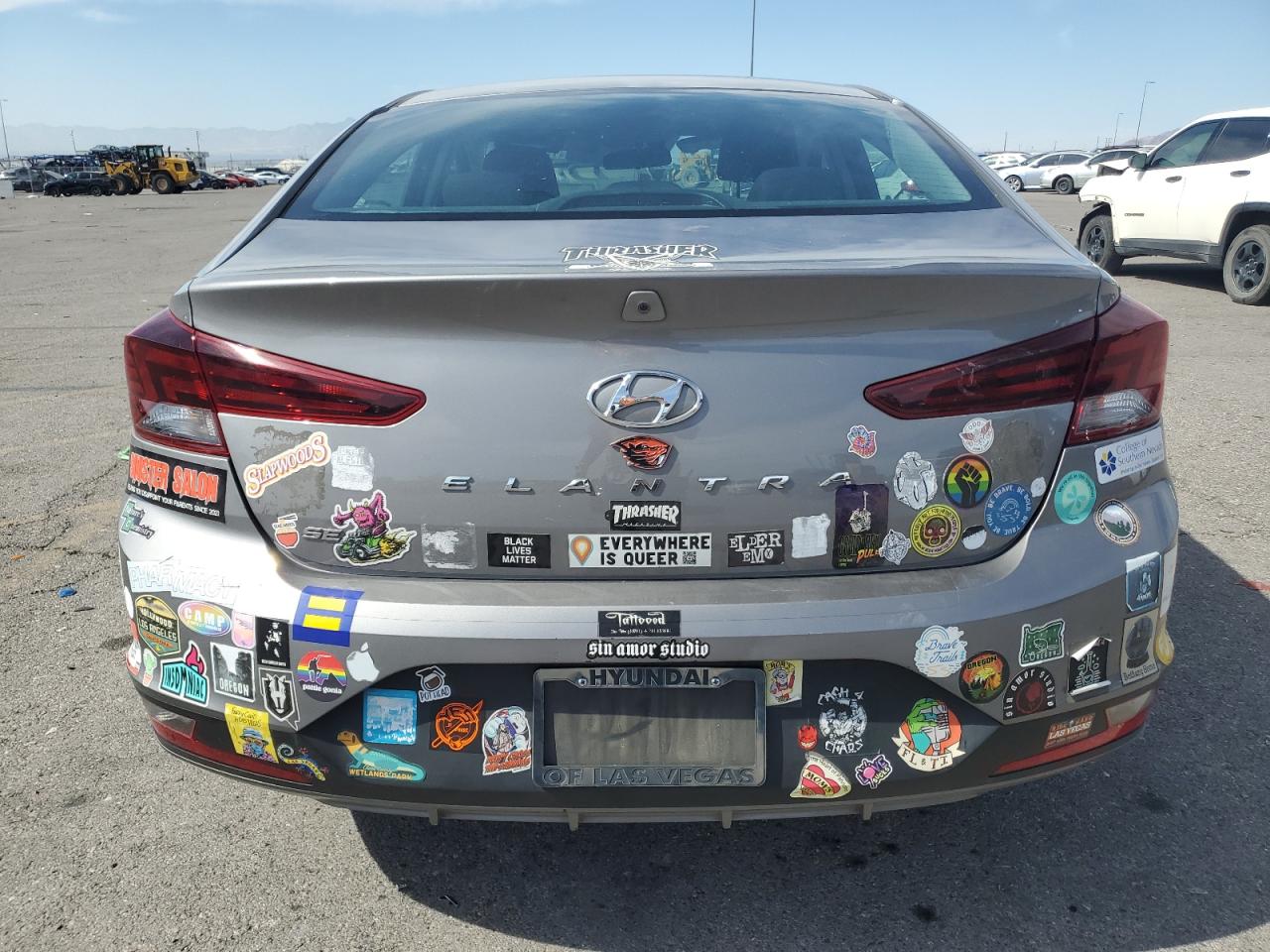 2020 Hyundai Elantra VIN KMHD74LF8LU070522 Copart auction photo, front end damage thumbnail 6