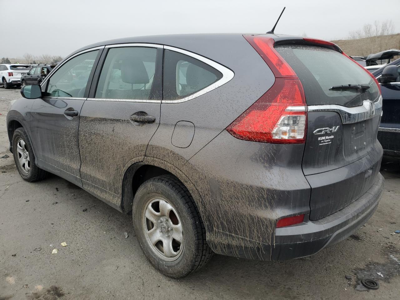 2015 Honda CR-V VIN 2HKRM4H38FH609799 Copart auction photo, side damage thumbnail 2