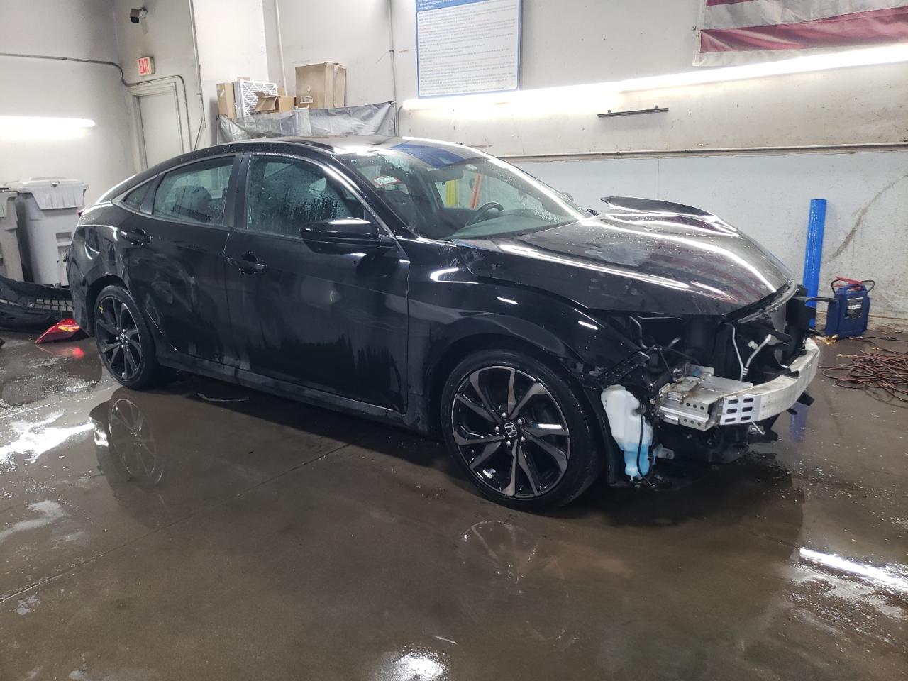 2020 Honda Civic VIN 2HGFC2F80LH582175 Copart auction photo, front end damage thumbnail 4
