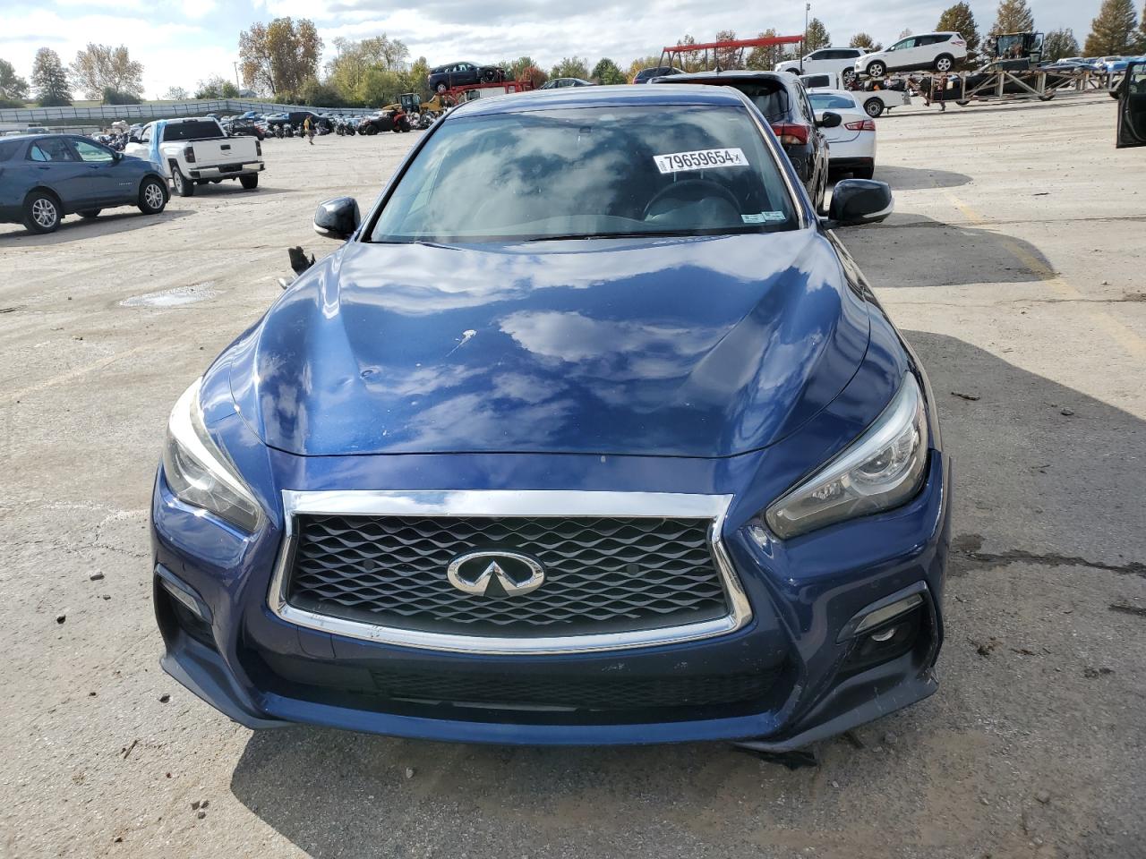 2018 Infiniti Q50 VIN JN1FV7AR7JM700208 Copart auction photo, front end damage thumbnail 5