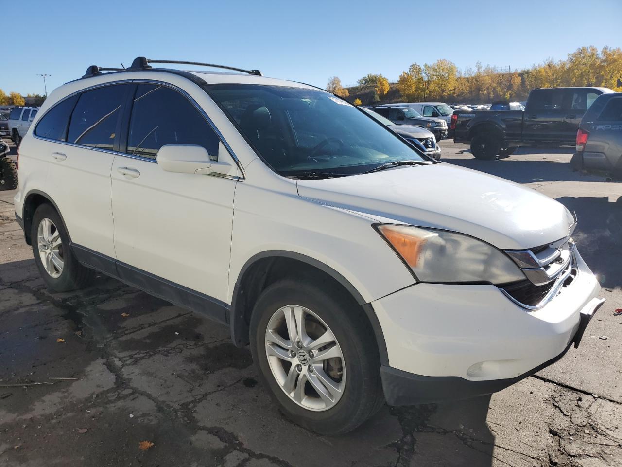 2011 Honda CR-V VIN JHLRE3H70BC006574 Copart auction photo, front end / rear end damage thumbnail 4