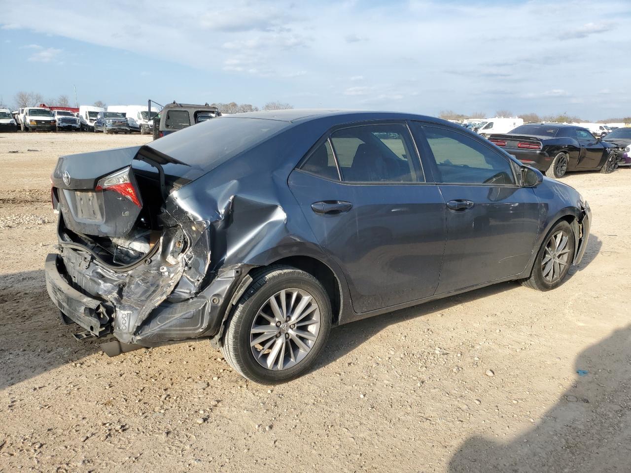 2014 Toyota Corolla VIN 5YFBURHEXEP012168 Copart auction photo, rear end / front end damage thumbnail 3