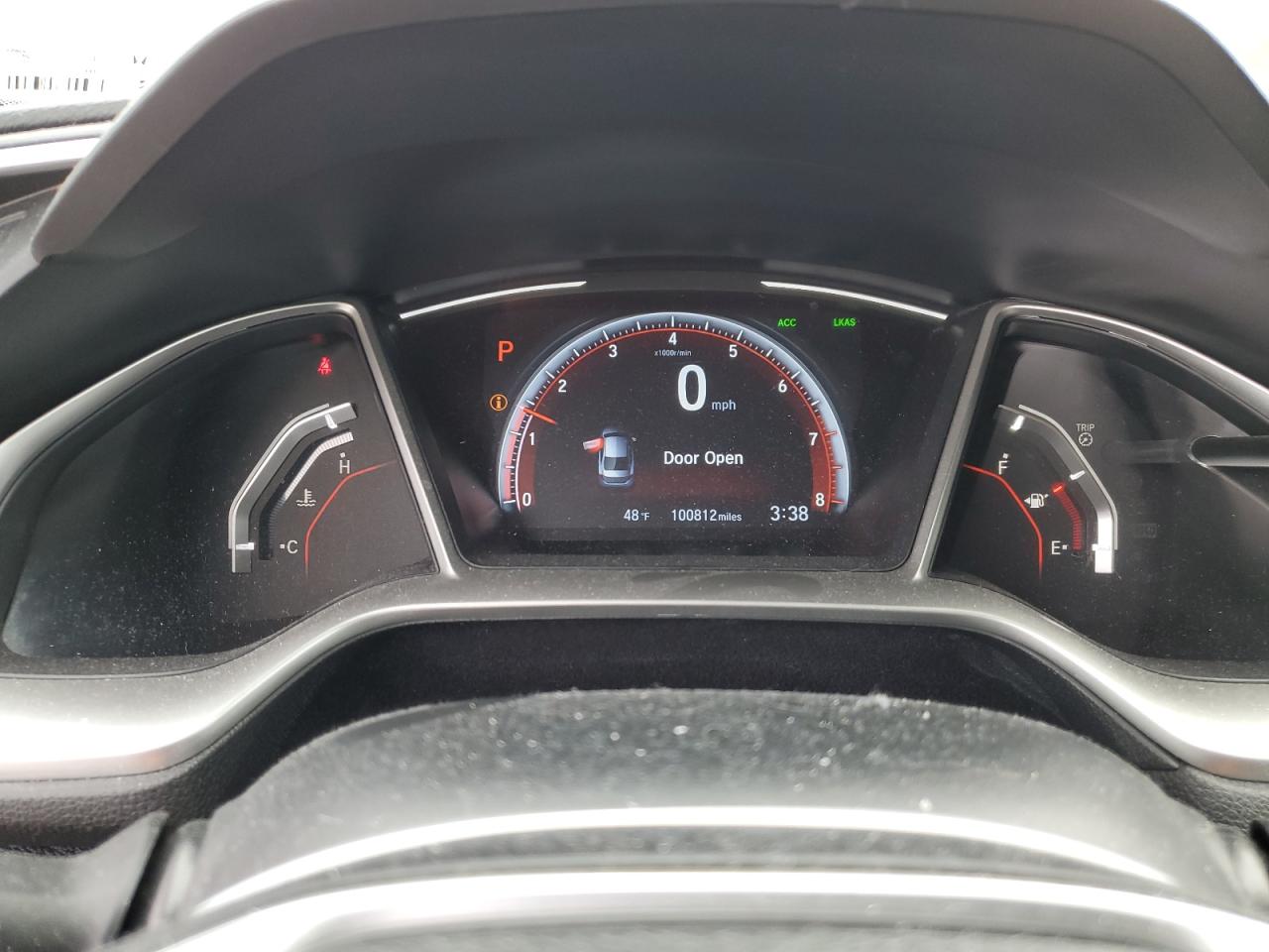 2021 Honda Civic VIN 19XFC2F81ME002279 Copart auction photo, front end / rear end damage thumbnail 9