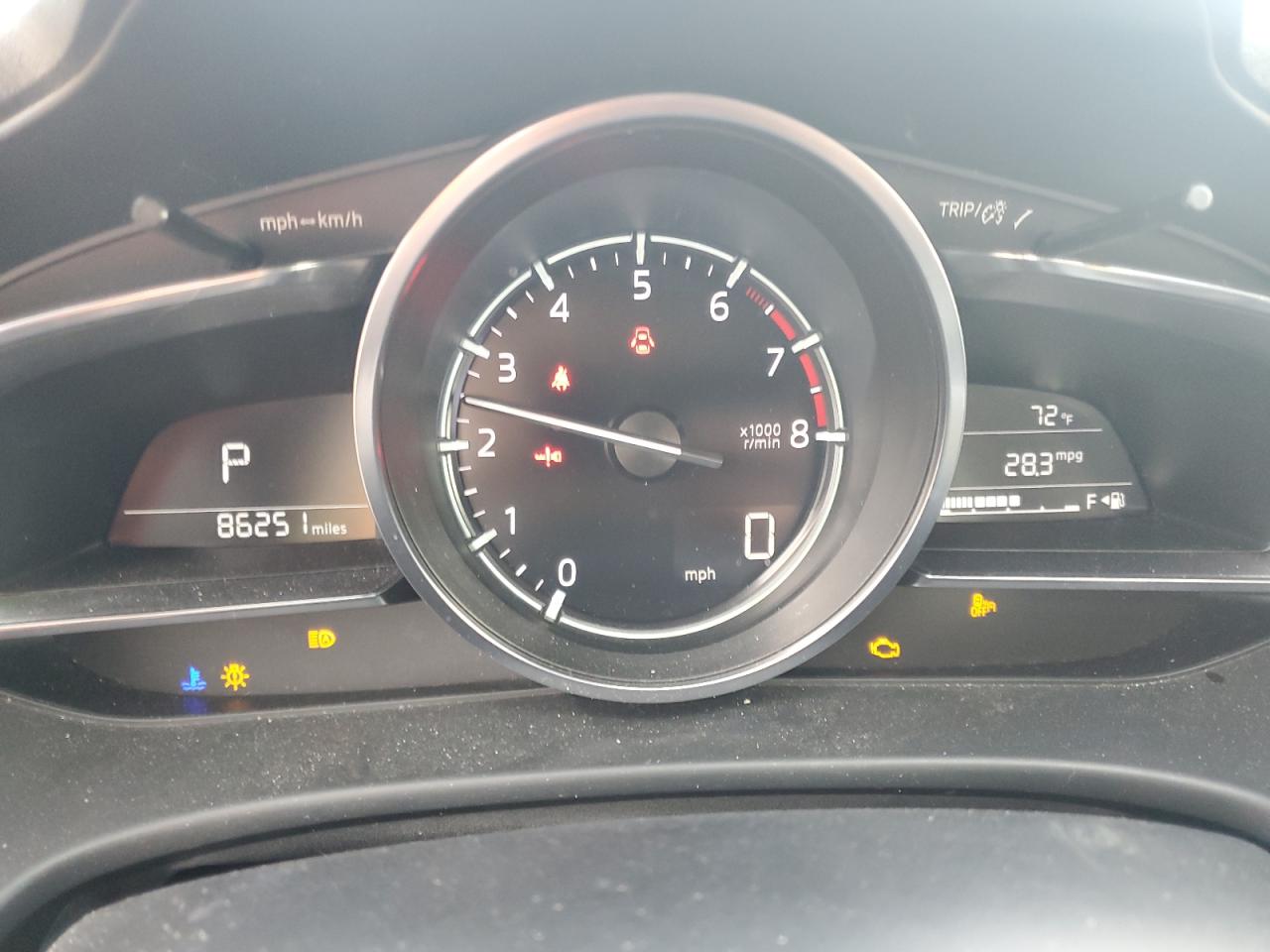 2017 Mazda 3 VIN 3MZBN1M37HM129671 Copart auction photo, front end / mechanical damage thumbnail 9
