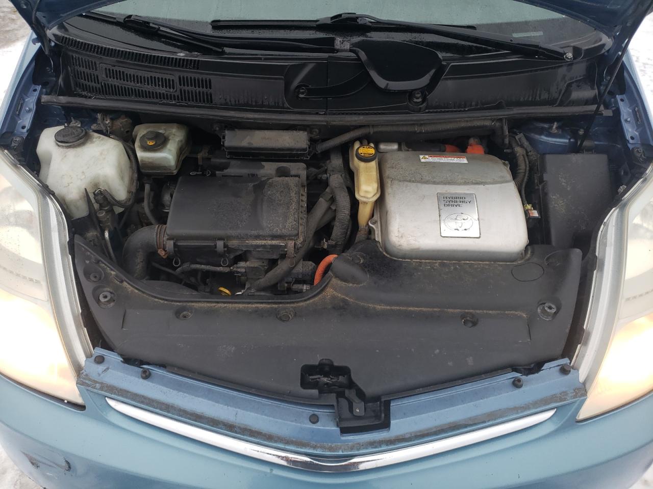 2007 Toyota Prius VIN JTDKB20U477639131 Copart auction photo, rear end / front end damage thumbnail 11