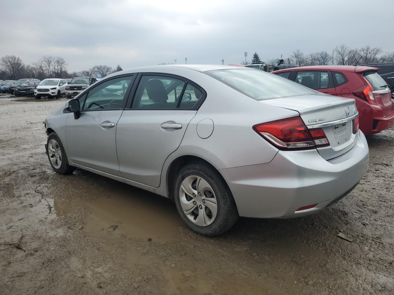 2013 Honda Civic VIN 2HGFB2F5XDH562686 Copart auction photo, front end damage thumbnail 2