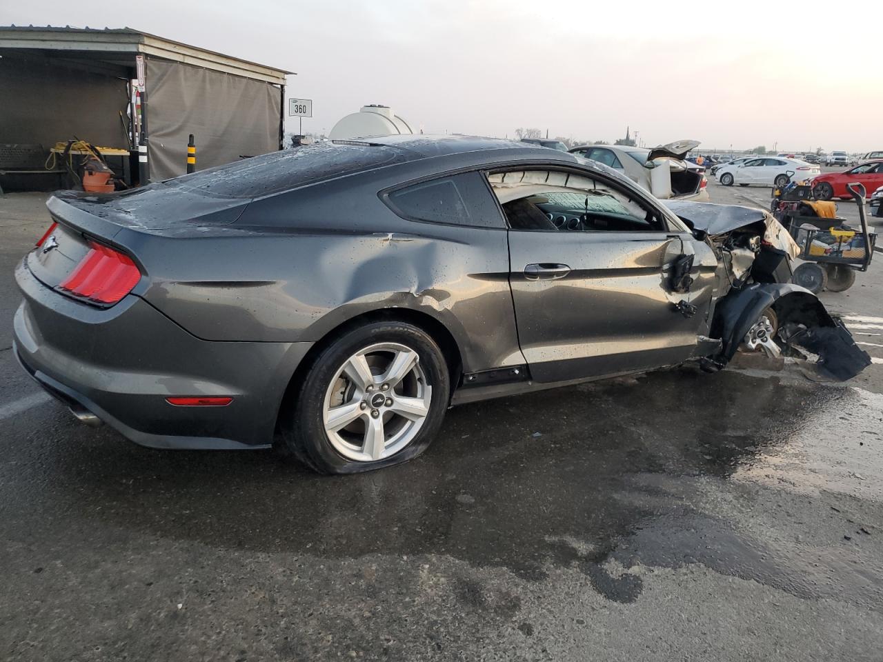 2018 Ford Mustang VIN 1FA6P8TH4J5176811 Copart auction photo, all over damage thumbnail 3