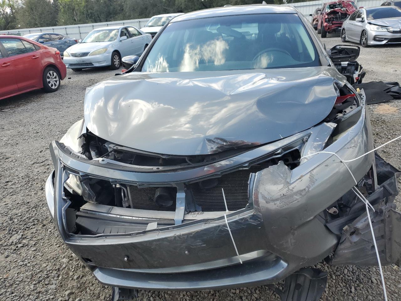 2014 Nissan Altima VIN 1N4AL3AP2EN374909 Copart auction photo, front end / side damage thumbnail 5