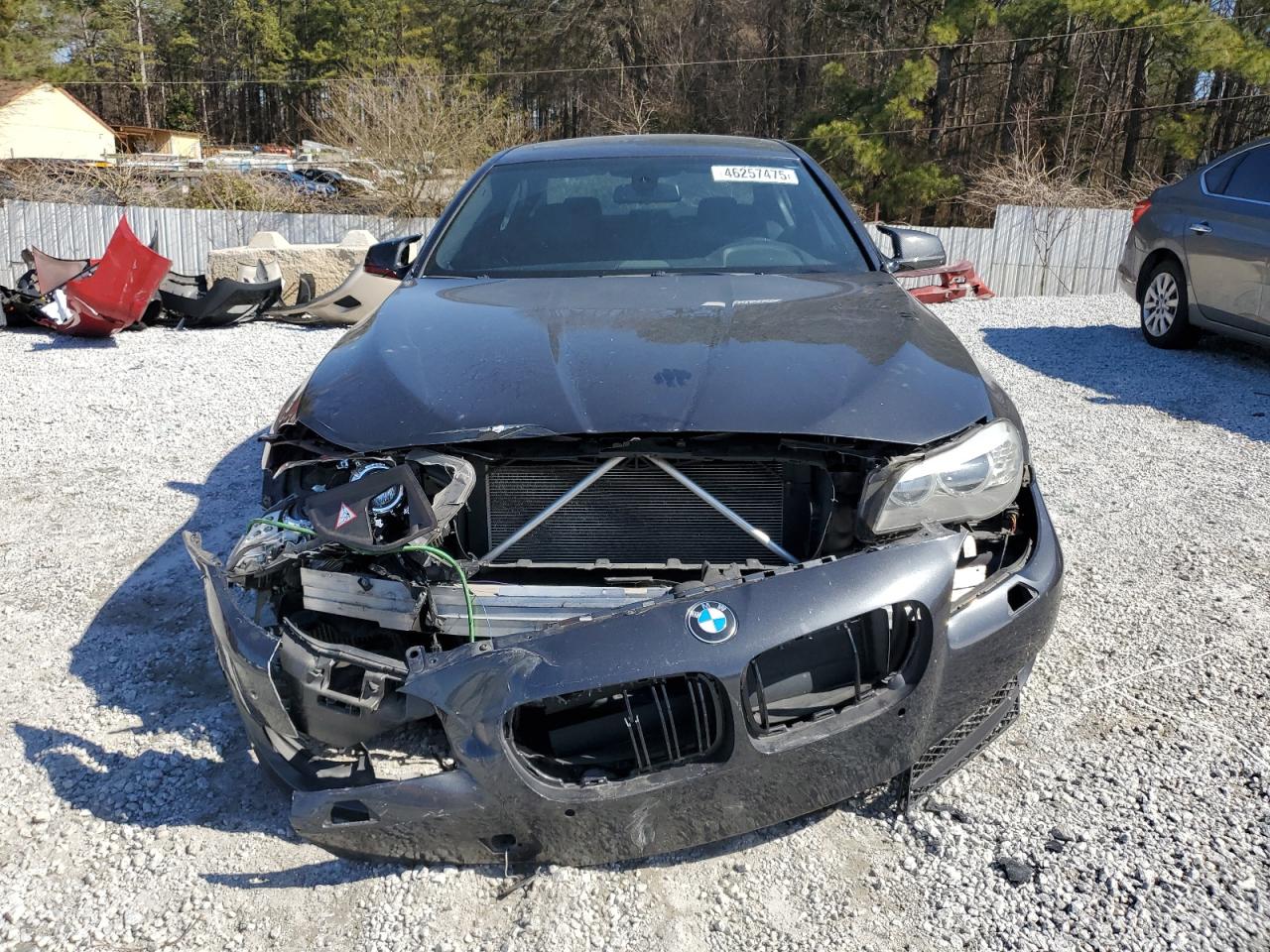 2012 BMW 5er VIN WBAFR7C59CC812803 Copart auction photo, front end / mechanical damage thumbnail 5