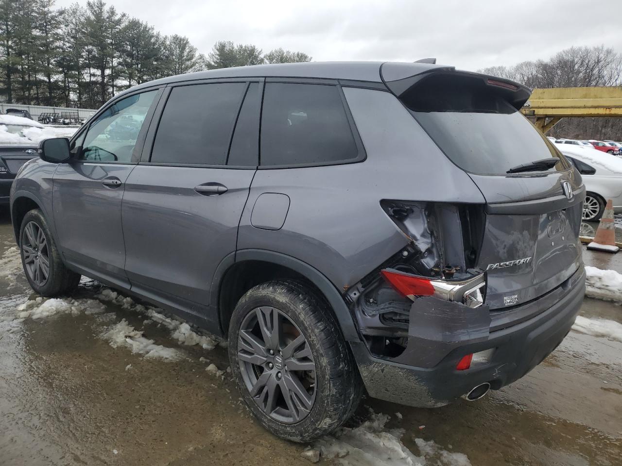 2020 Honda Passport VIN 5FNYF8H59LB013464 Copart auction photo, missing/altered vin / rear end damage thumbnail 2
