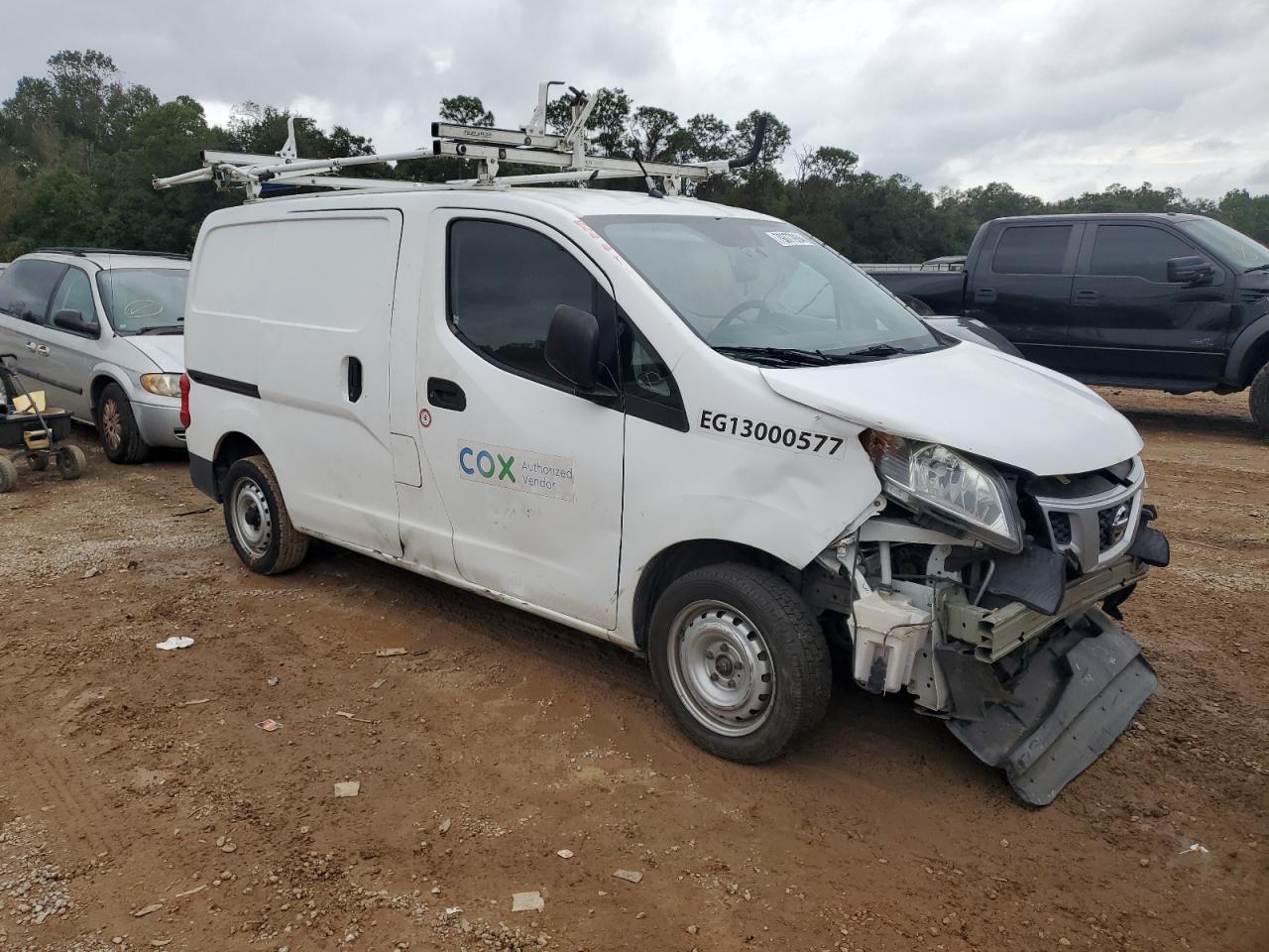 2015 Nissan NV VIN 3N6CM0KN4FK733130 Copart auction photo, front end damage thumbnail 4