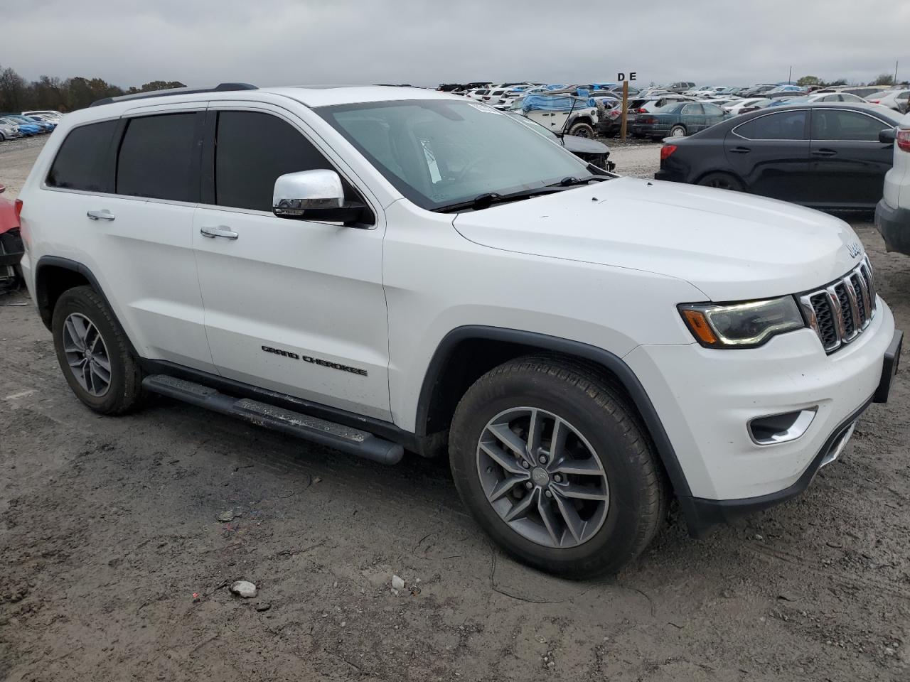 2018 Jeep Grand Cherokee VIN 1C4RJFBG7JC144713 Copart auction photo, side / front end damage thumbnail 4